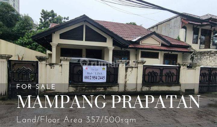 Rumah pinggir jalan lokasi strategis di mampang prapatan 1