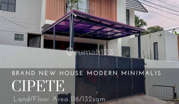 Brand new house modern minimalis di cipete jaksel 1