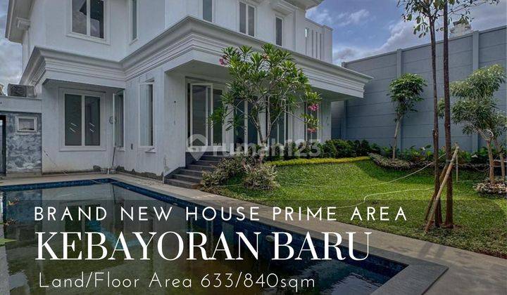 Brand new house siap huni di kebayoran baru 1