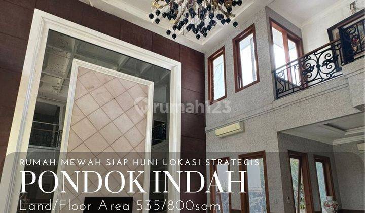 Rumah modern siap huni di pondok indah 1