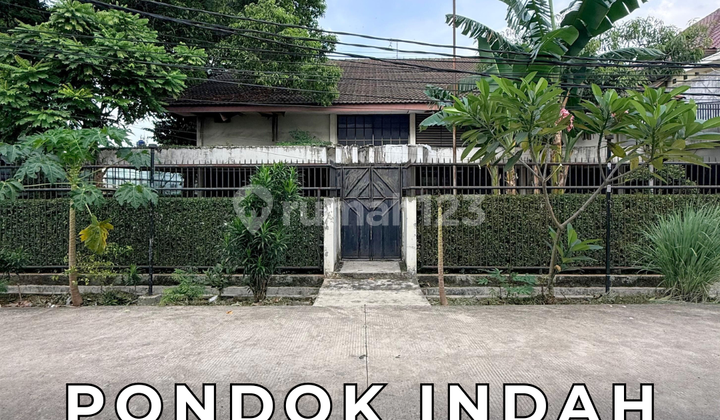 Rumah Hitung Tanah Posisi Hoek Hadap Selatan Arteri Pondok Indah