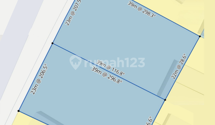 Kavling Premium Lokasi Strategis Hadap Barat Laut di Pondok Indah