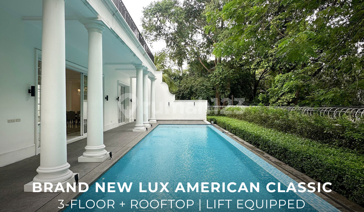 Brand New Luxurious American Classic House di Menteng Jakpus