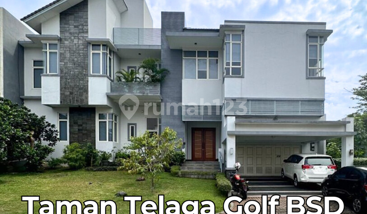 Rumah Minimalis Modern Hadap Utara Cluster Taman Telaga Golf BSD