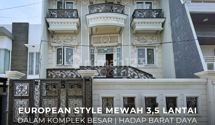 Rumah Mewah European Style 3,5 Lantai Dalam Komplek di Cengkareng Rumah Mewah European Style 3,5 Lantai Dalam Komplek di Cengkareng