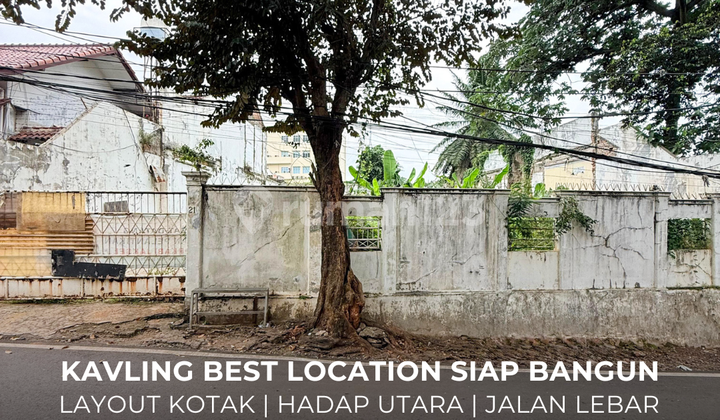 Ready-to-Build North-Facing Plot Flood-Free Strategically Located in Kemang