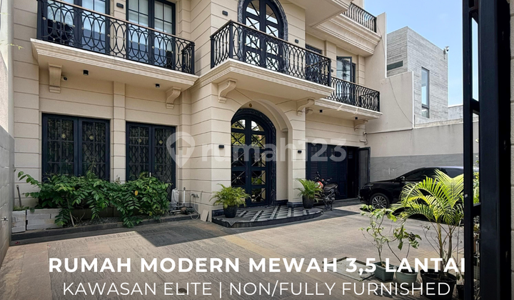 Modern Luxury 3.5-Story House in Elite Cempaka Putih Area 1