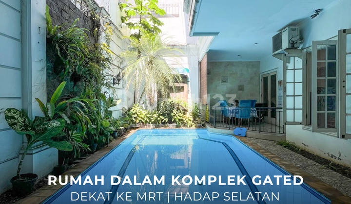 Nice South-Facing House in a Gated Complex in Lebak Bulus