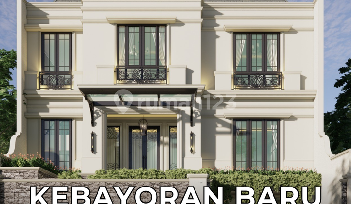Brand New Luxury House Semi Furnished 3 Lantai di Kebayoran Baru