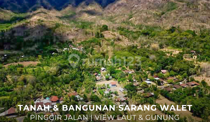 Tanah & Bangunan Sarang Walet View Gunung & Laut di Buleleng Bali