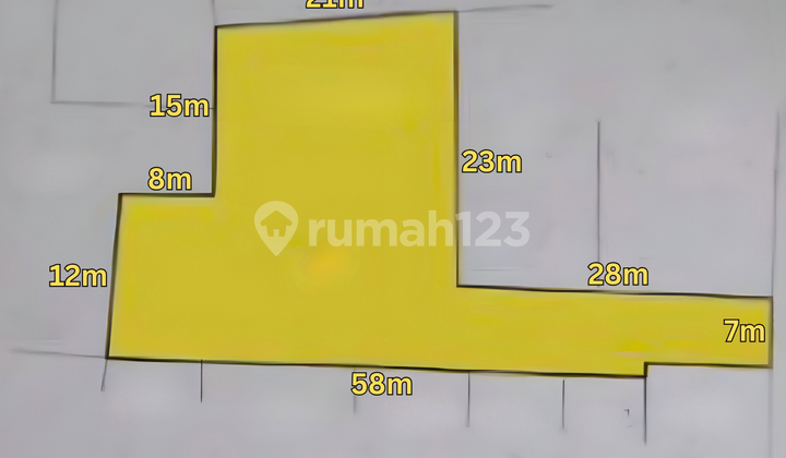 Rumah 1 Lt. Hitung Tanah Layout Ngantong Selangkah ke MRT Cipete 2