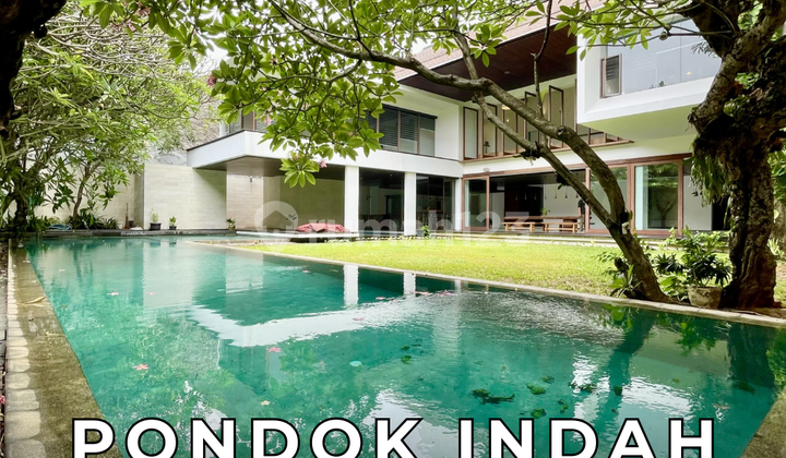 Rumah Cantik Mewah 4 Lantai Dalam Komplek One Gated Pondok Indah