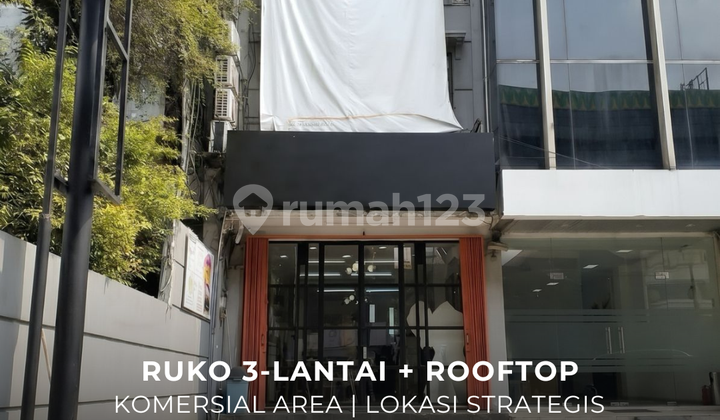 3-Storey Shophouse + Rooftop Premium Strategic Location in the Senopati Area 1