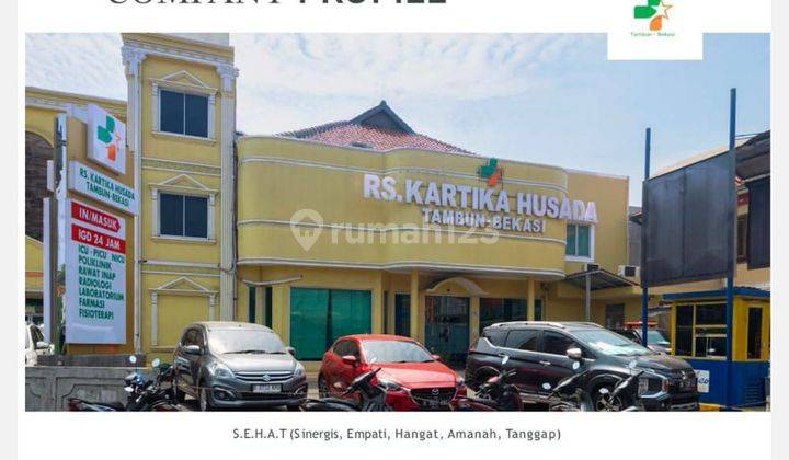 Di Jual Rumah Sakit Kartika Husada Lokasi Tambun Selatan , Bekasi 1