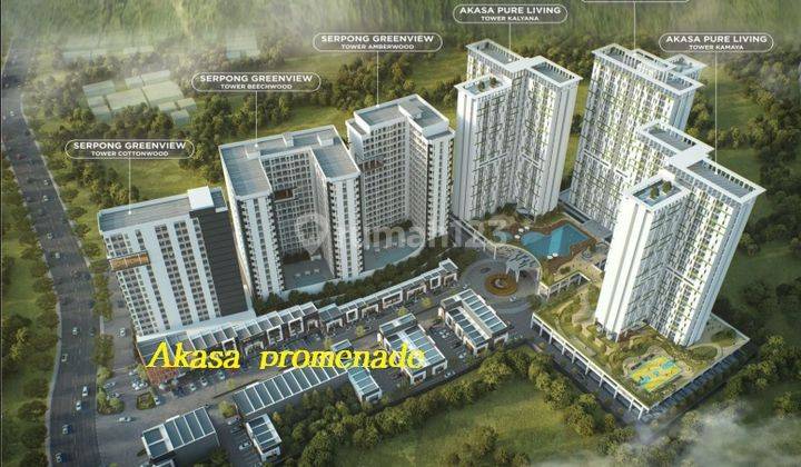 Ruko Modern desain Akasa Promenade , BSD City Serpong 1