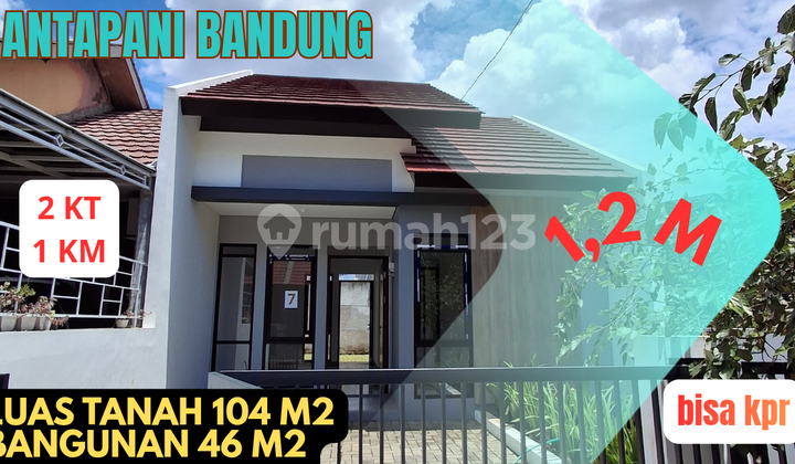 Rumah Baru Siap Huni Di Antapani Bandung Komplek Nyaman Nego