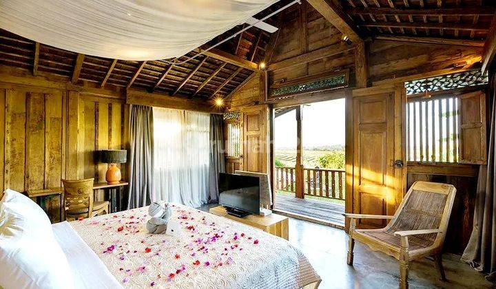 Luxury and Beautiful Retreat villa with Ocean and rice field view, inspired by ancestral balinese and javanese architecture at Tangguntiti Beraban,Tabanan  24