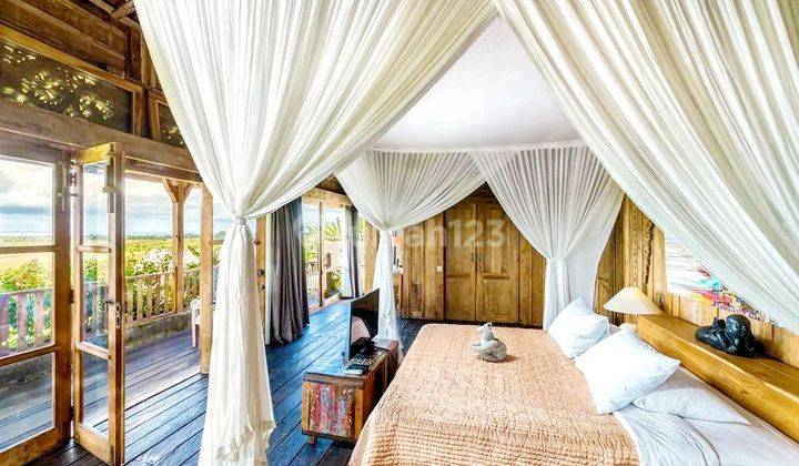 Luxury and Beautiful Retreat villa with Ocean and rice field view, inspired by ancestral balinese and javanese architecture at Tangguntiti Beraban,Tabanan  25