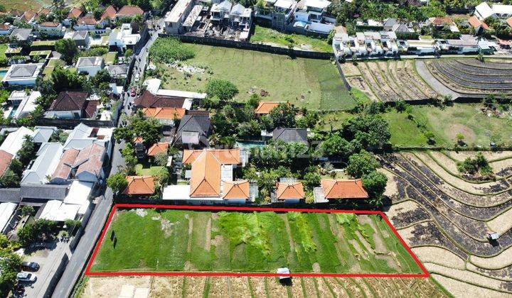 Tanah 2000m2 dengan Akses jalan aspal dan lingkungan Villa2 di Bumbak Umalas 1