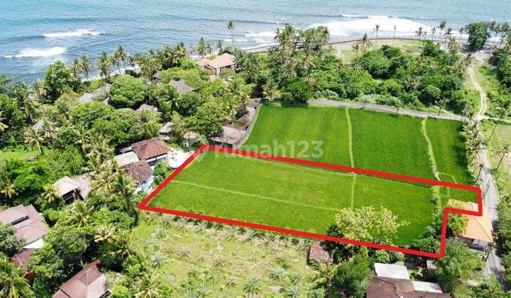 Land 2,885m2 Ngantong Land with Villa Environment, View of rice fields and near the Beach only 200 meters to the Beach in Mendahan Cucukan, Gianyar 1