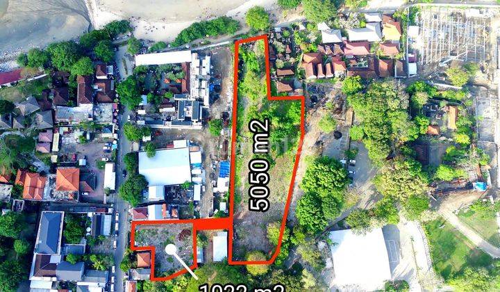 RARE and CHEAP land 6.072m2 Loss Pantai SANUR  1