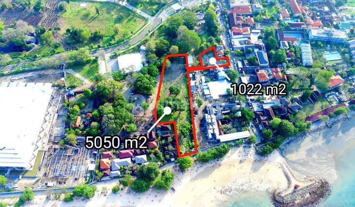 RARE and CHEAP land 6.072m2 Loss Pantai SANUR  2