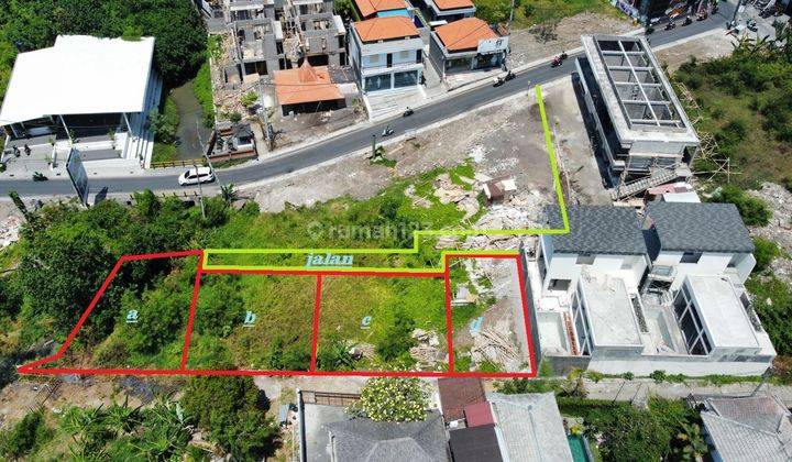 Tanah 570m2 ( bisa disewa perkapling 126m2)di Shortcut Berawa - Batubolong , Canggu...5 menit ke Pantai Nelayan , Batubolong dan Echo beach serta dekat ke LaBrisa dan The Lawn beach club  1