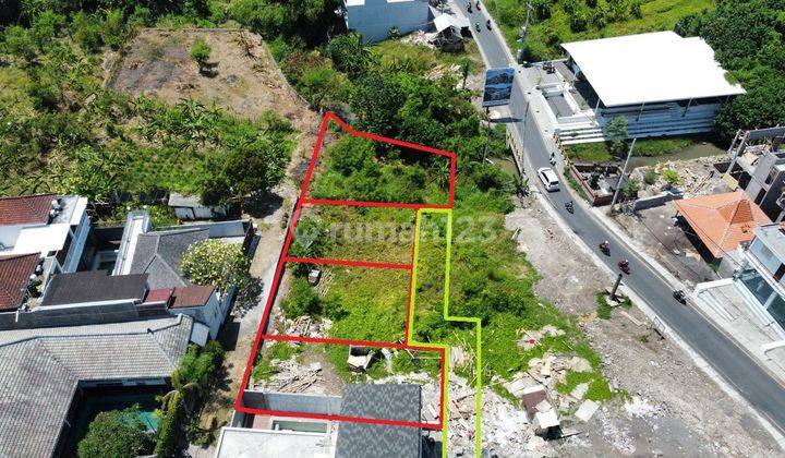 Tanah 570m2 ( bisa disewa perkapling 126m2)di Shortcut Berawa - Batubolong , Canggu...5 menit ke Pantai Nelayan , Batubolong dan Echo beach serta dekat ke LaBrisa dan The Lawn beach club  2