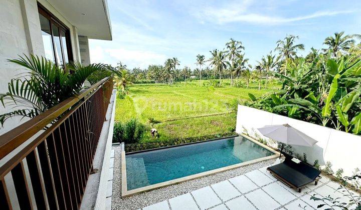 Modern minimalist Villa dengan View 180° Sawah di Mas , Ubud.... dekat Rumah sakit , Ubud Market,  CIS international School, K Club Entertainment  2