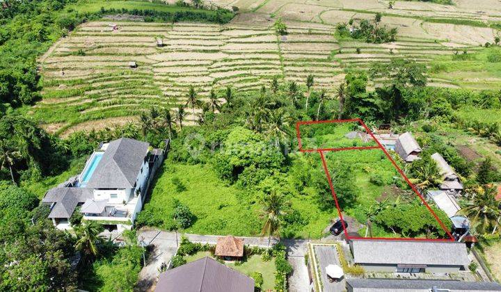 Tanah 1.391 m2 View Sawah dan Sungai di Mas , Ubud...Lingkungan one gate komplek villa..10 menit ke Restaurant Bebek Tepi Sawah dan 15 menit ke Pison Ubud 1