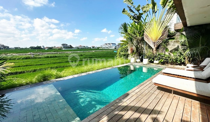 Modern Tropical Style Villa With Rice Field Paddy View At Luxury Villa Complex Onegate System In Cemagi Beach , Near Canggu..3 Minutes Walking To The Beach
