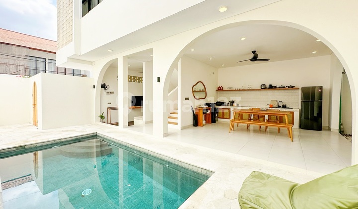 Villa Baru Modern Mediteranean Style Di Area Jalan Batan Kangin , Padonan Canggu ...15 Menit Ke Atlas Beach Club Dan 13 Menit Ke Pantai Batubolong 2