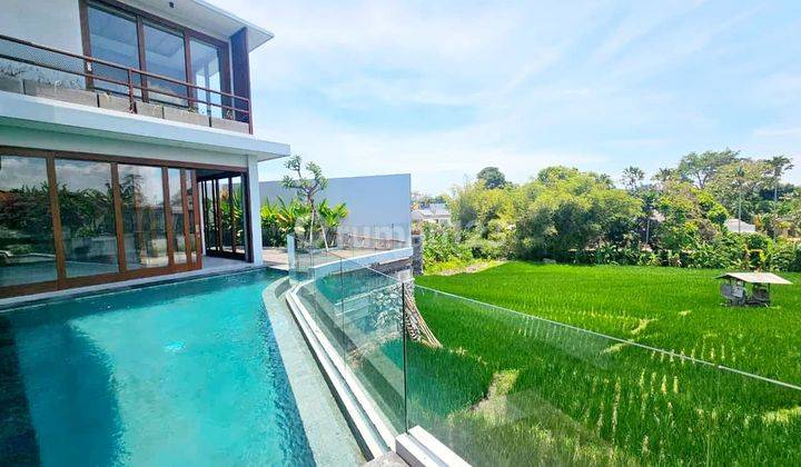 New Villa with Rice Field View in Batu Mejan Road Area, Echo Beach Canggu...close to La Brisa Beach Club and The Lawn Beach Club 1