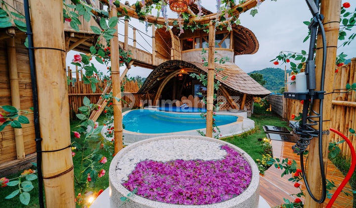 Villa Eco Bambo di Sidemen , Karangsem ..1 Jam ke Pelabuhan Sanur