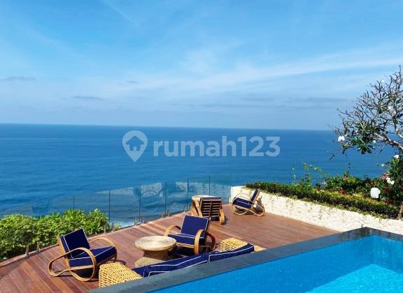 Luxury Cliff Front Villa di Ungasan Jimbaran..200 Meter ke Karma Kandara Private Beach , 5 Menit ke White Rock Beach Club dan 6 Menit ke Pantai Melasti
