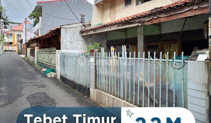 Dijual Rumah Hitung Tanah, Tebet Timur Jakarta Selatan 1