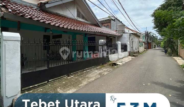 Dijual Rumah Hitung Tanah, Tebet Utara Jakarta Selatan