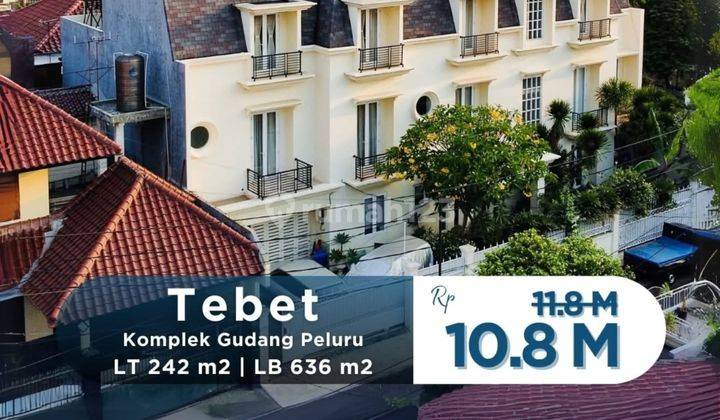 Dijual Rumah 3 Lantai, Tebet, Gudang Peluru, Jakarta Selatan 1