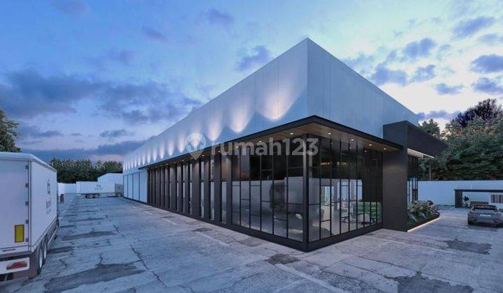 Gudang Kantor Kapuk Brand New 5800m, Design Interior Mewah, Lokasi Bagus Dekat Akses Tol 3