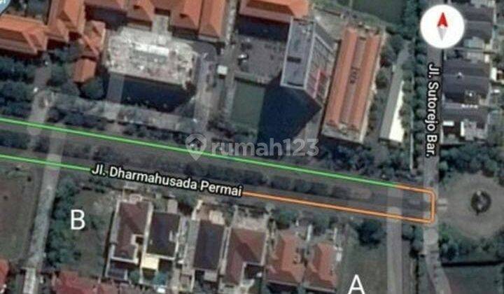 Tanah Siap Bangun Dibawah Pasar Di Pondok Dharmahusada Sby Timur 1