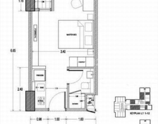 Apartemen Intermark Tuscany Residence BSD City, studio, strategis, tengah kota, pusat bisnis 2