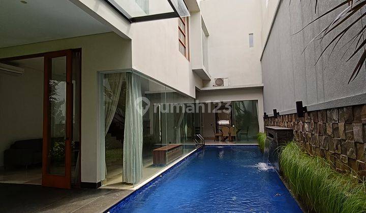 For Rent Modern Tropical House In Kemang  1