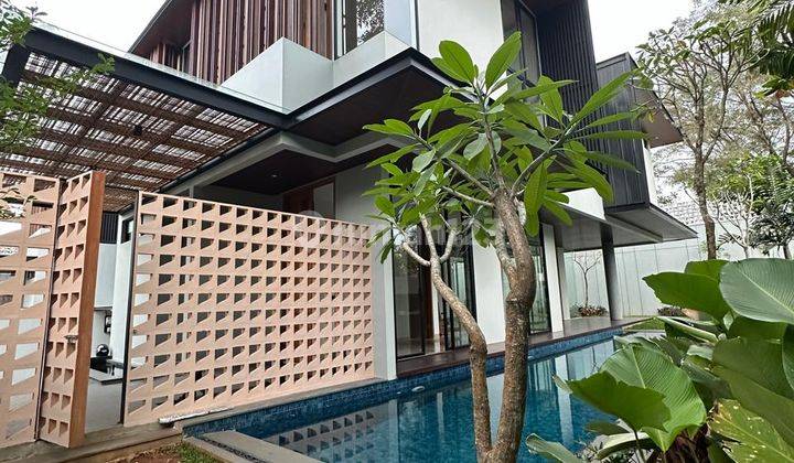 For Rent Modern Tropical House Lokasi Prime Area Kemang  2