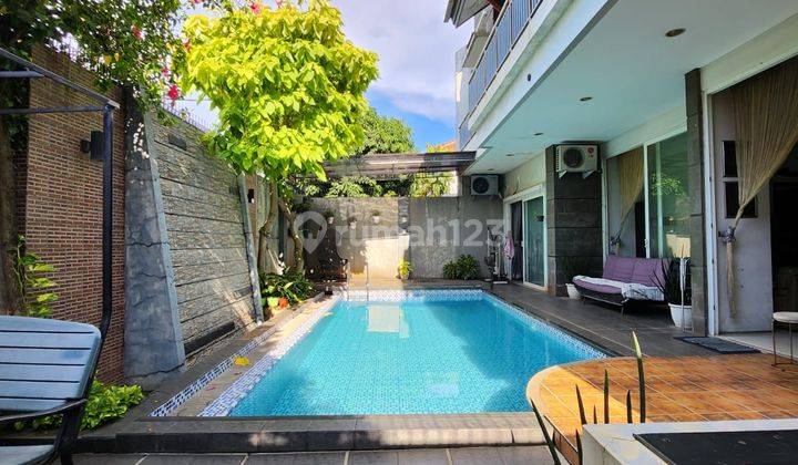 Rumah Dgn Pool Pribadi di Billymoon Pondok Kelapa Jakarta Timur 