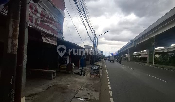 Tanah kavling strategis pinggir jalan raya kalimalang pondok bambu jakarta timur