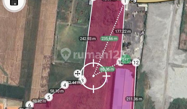 Tanah Industri + Pabrik Garment, Sudah Ditembok Keliling, di Kab Tegal - Jawa Tengah