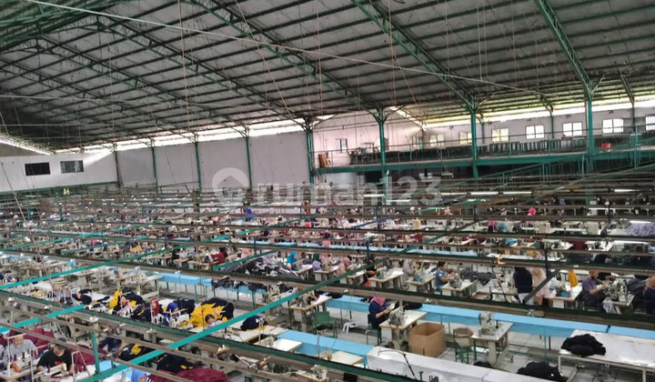 Active Garment Factory Can Be Taken Over in Curug, Gunung Sindur - Bogor.