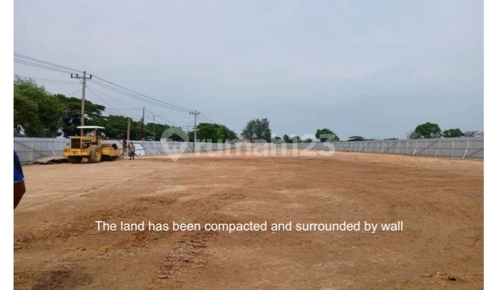 Tanah Industri Siap Bangun Sudah Diurug Padat dan Dipagar Tembok Keliling Tanah Industri Siap Bangun Sudah Diurug Padat dan Dipagar Tembok Keliling