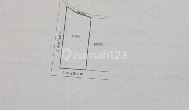 Hitung Tanah !! Dijual Dibawah Njop Rumah Antabaru Sayap Kiaracondong, Margacinta Bandung