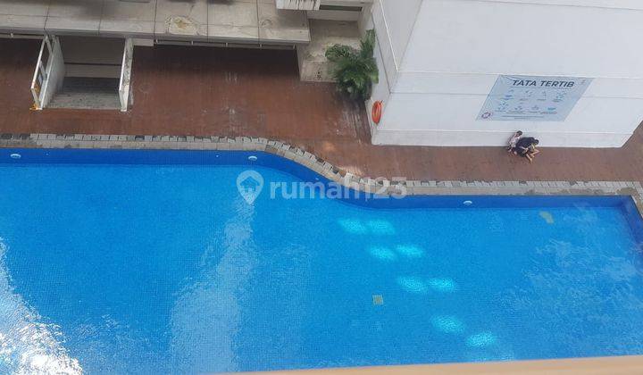 Apartement 2 BR Semi Furnished View Pool HGB 1